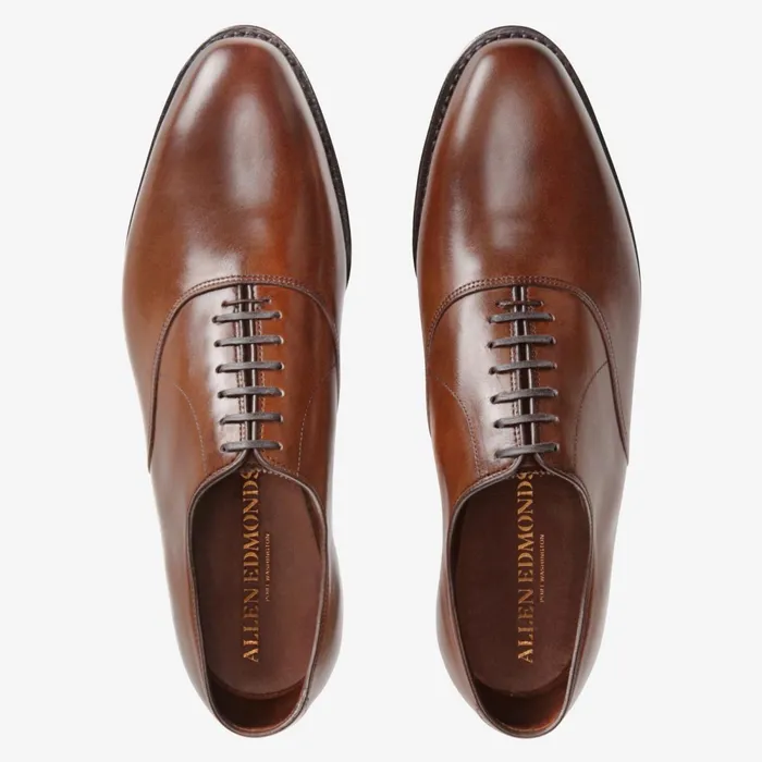Allen Edmonds Carlyle PlainToe Oxford Coffee Men Oxfords and Derbys