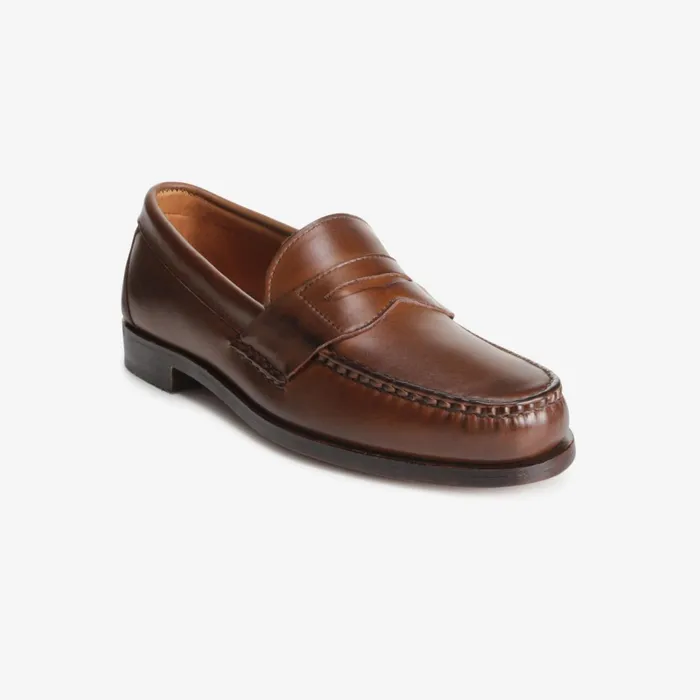Allen Edmonds Cavanaugh Penny Loafer Coffee Men Loafers and SlipOns