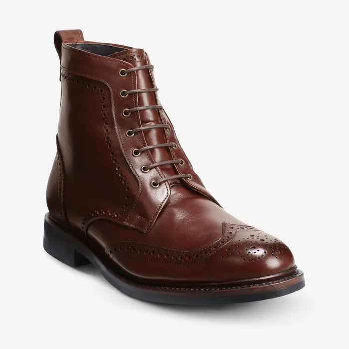 Allen Edmonds Dalton Weatherproof Wingtip Dress Boots With Dainite Rubber Sole Chili Men Wide Width Shoes Allen Edmonds Dalton Weatherproof Wingtip Dress Boots With Dainite Rubber Sole Chili Men Wide Width Shoes