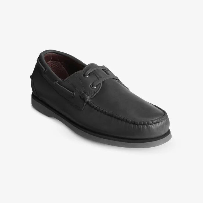 Allen Edmonds Force 10 Boat Shoe Charcoal Men Boat Shoes and Driving Mocs