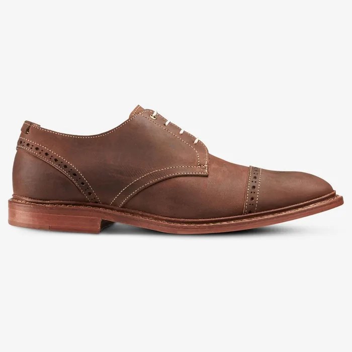 Allen Edmonds Kitsap CapToe Derby Brown Men Oxfords and Derbys
