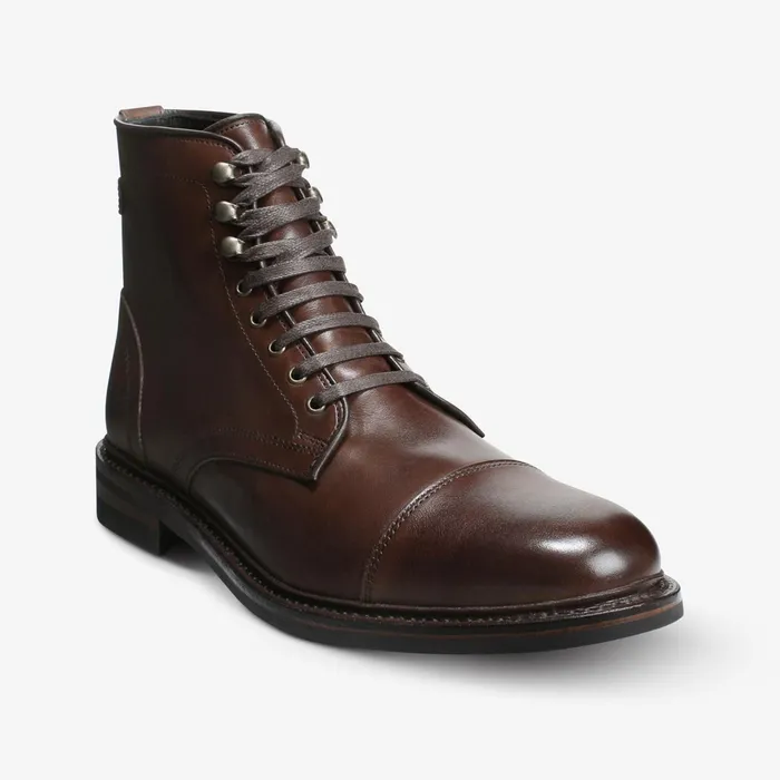 Allen Edmonds Landon CapToe Boot Mahogany Men Wide Width Shoes