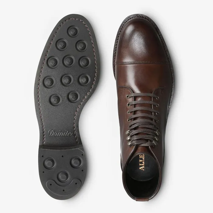 Allen Edmonds Landon CapToe Boot Mahogany Men Wide Width Shoes