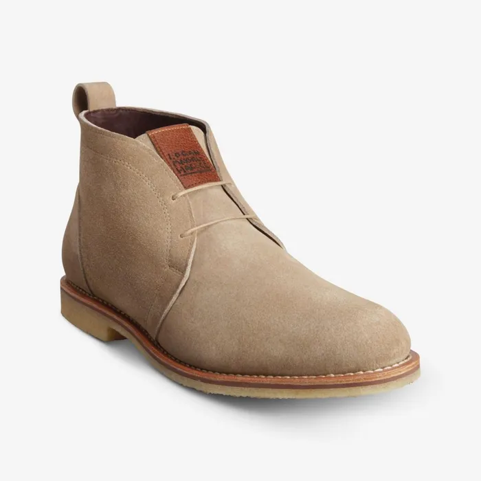 Allen Edmonds Logan Maxwell Suede Chukka Boot Bone Men Made In The Usa