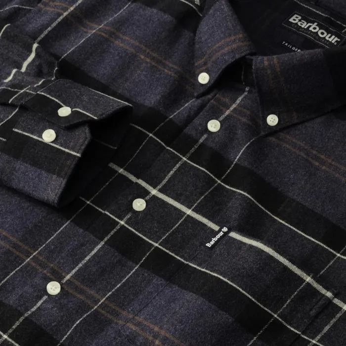 Allen Edmonds Lustleigh Tartan Plaid Shirt Navy Men Shirts and Sweaters