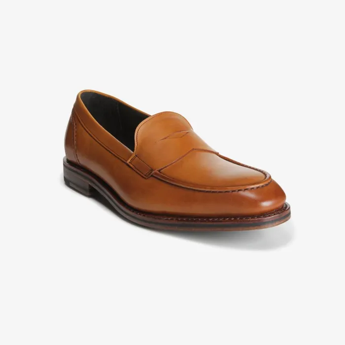 Allen Edmonds Mercer Street Penny Loafer Walnut Calfskin Men Loafers and SlipOns
