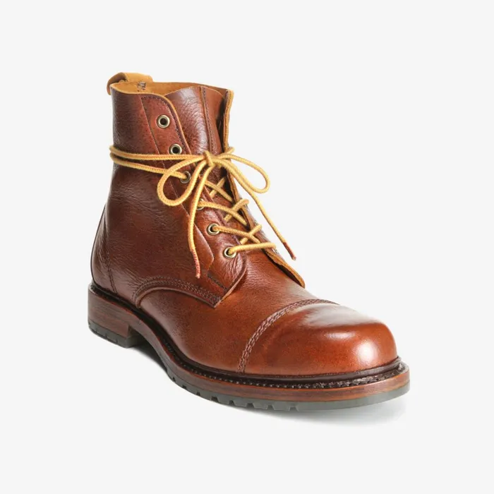 Allen Edmonds Normandy CapToe Boot Tan Men Made In The Usa