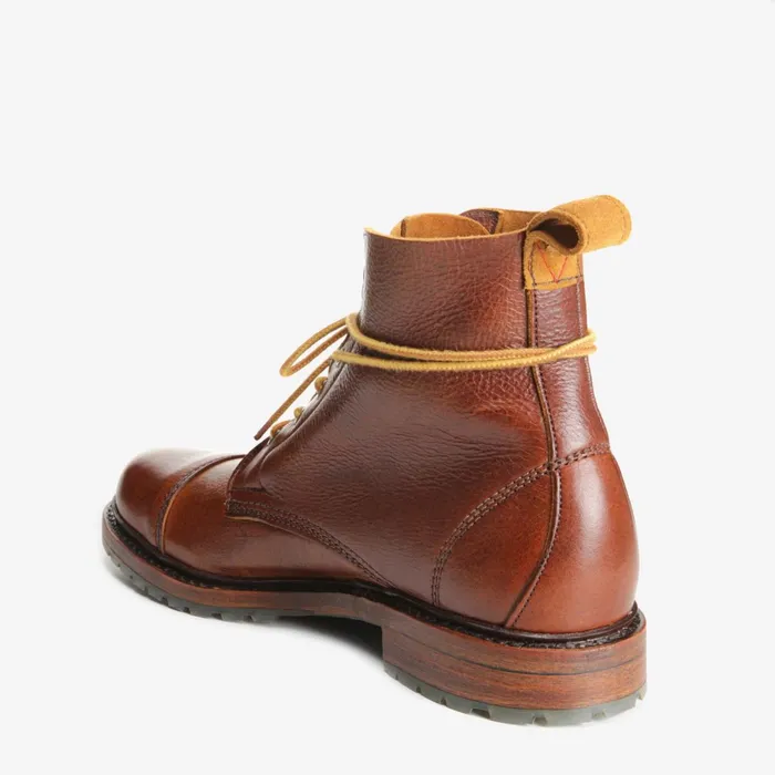 Allen Edmonds Normandy CapToe Boot Tan Men Made In The Usa