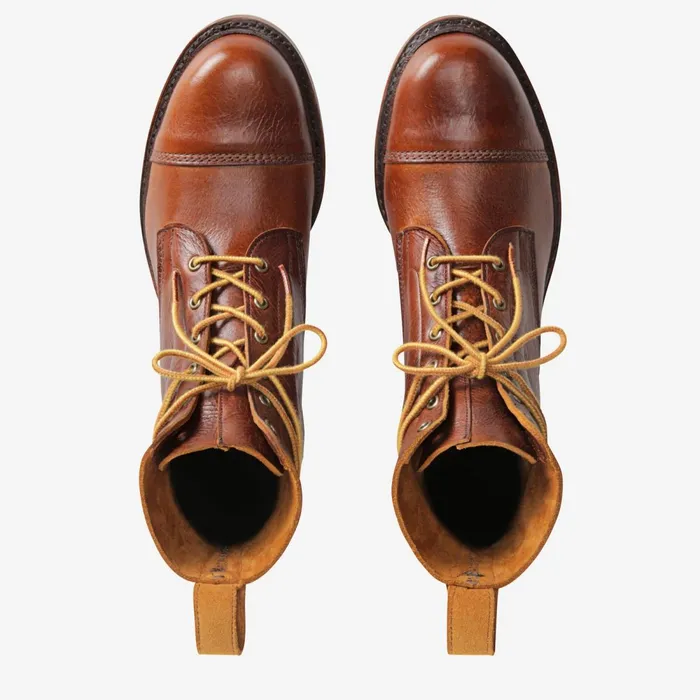 Allen Edmonds Normandy CapToe Boot Tan Men Made In The Usa