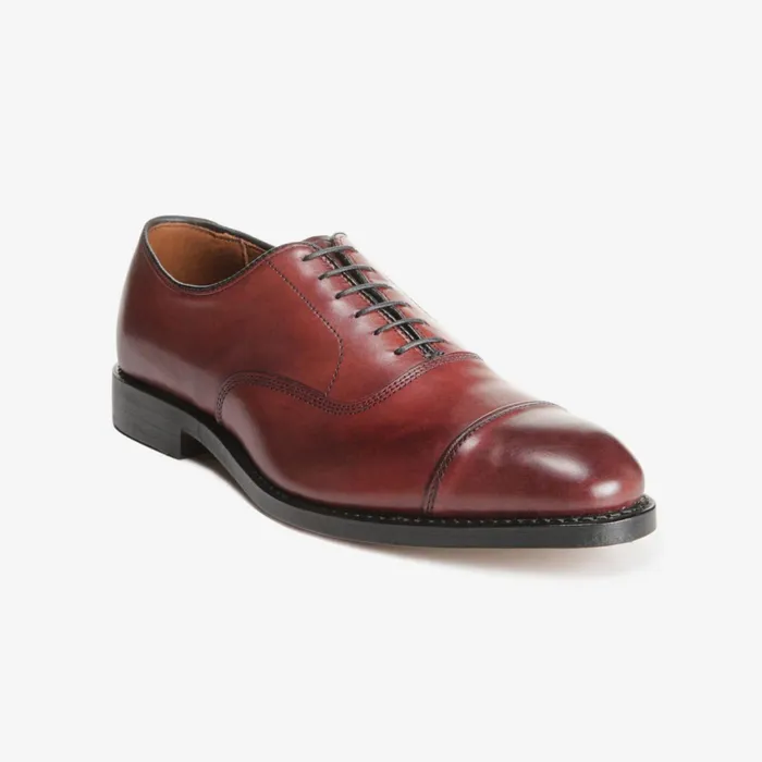 Allen Edmonds Park Avenue CapToe Oxford Oxblood Men Wide Width Shoes