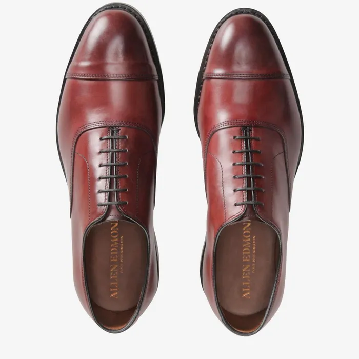 Allen Edmonds Park Avenue CapToe Oxford Oxblood Men Wide Width Shoes
