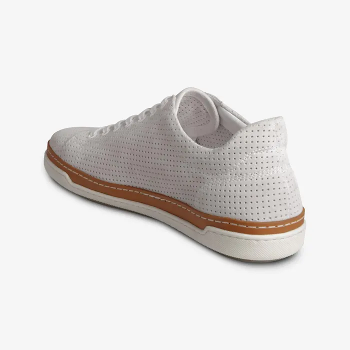 Allen Edmonds Porter Suede Derby Sneaker Natural Perforated Men Wide Width Shoes