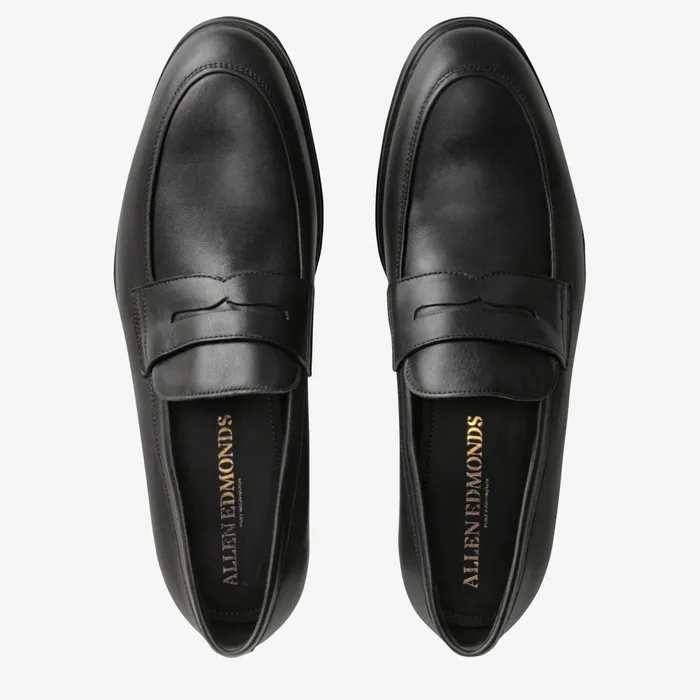 Allen Edmonds Salerno Penny Loafer Black Men Loafers and SlipOns