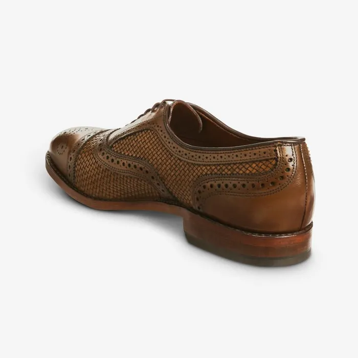 Allen Edmonds Strand Weave CapToe Oxford Burnished Copper Men Oxfords and Derbys