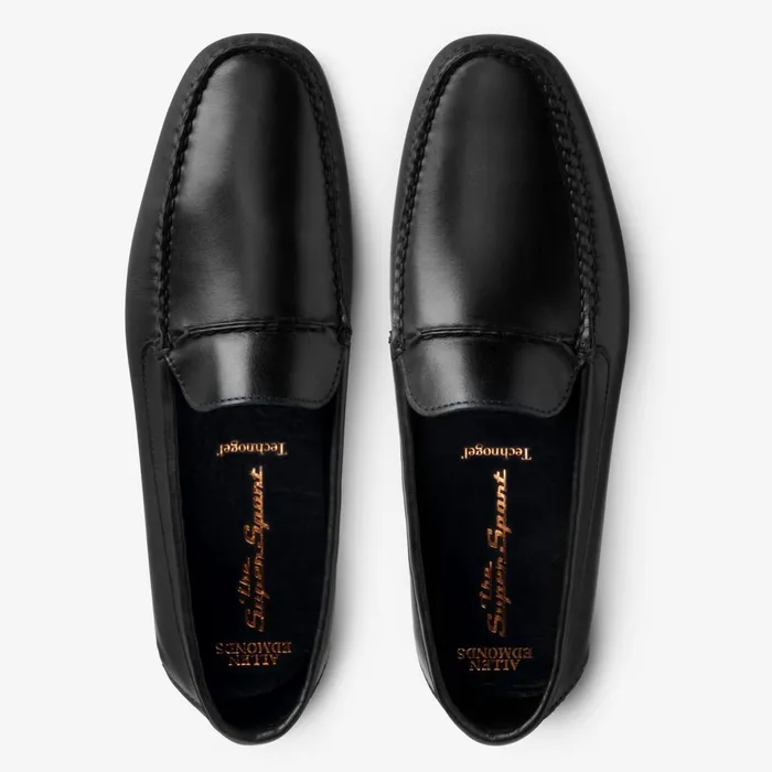Allen Edmonds Super Sport Driver Black Men Boat Shoes and Driving Mocs