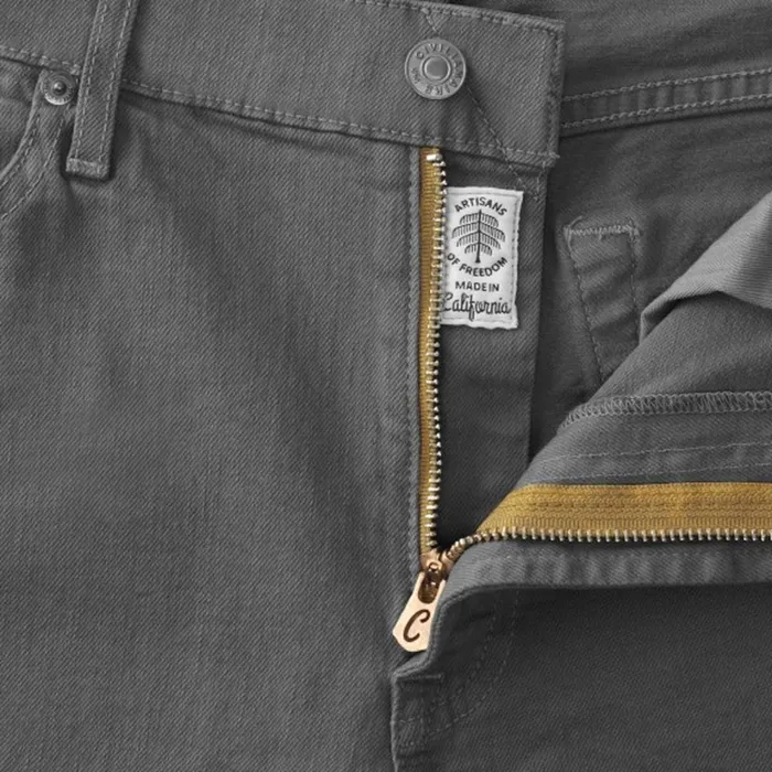 Allen Edmonds Walker Slim Straight Leg Jean In Slate Blue By Civilianaire Slate Blue Men Jeans Pants and Shorts