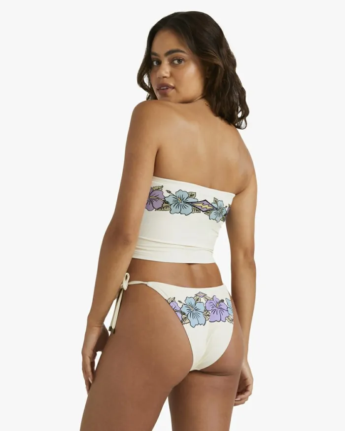 Aloha 73 Bandeau Tank Bikini Top White Sand Women Billabong Bikinis