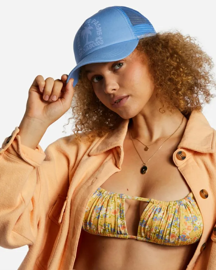 Aloha Forever Trucker Hat Outta The Blue Women Billabong Hats and Beanies