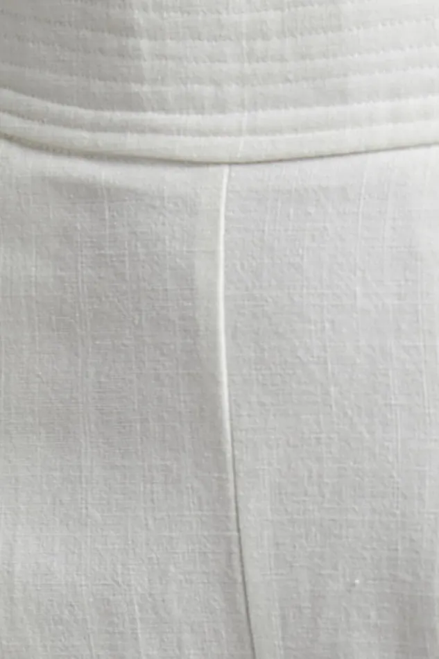 Amalie The Label 8211 Charo Linen Look High Waisted Wide Leg Pants In Warm White Women Showpo Pants