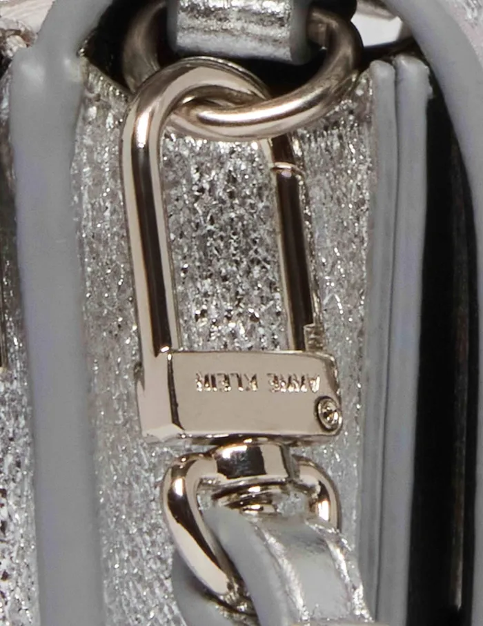 Anne Klein Crystalized Mini Flap Crossbody Clear Women Handbags