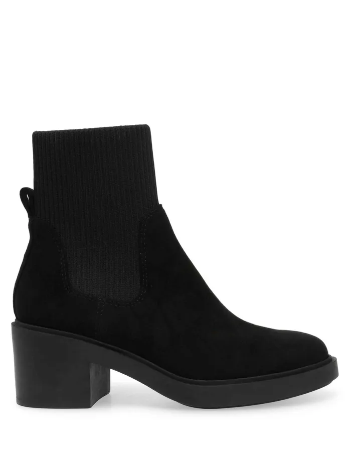 Anne Klein Fenley Bootie Black Ms Women Shoes