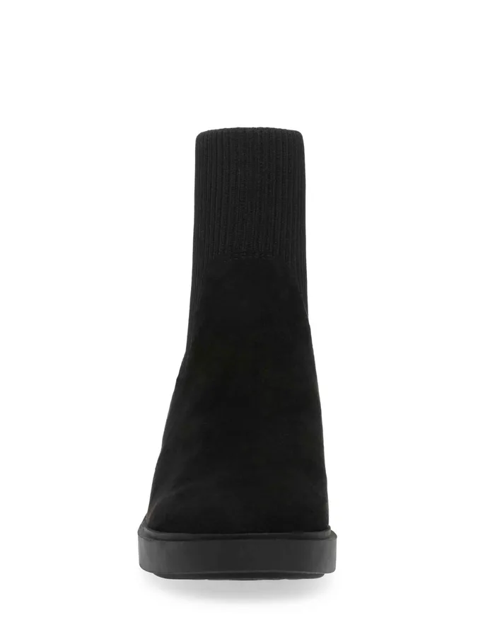 Anne Klein Fenley Bootie Black Ms Women Shoes