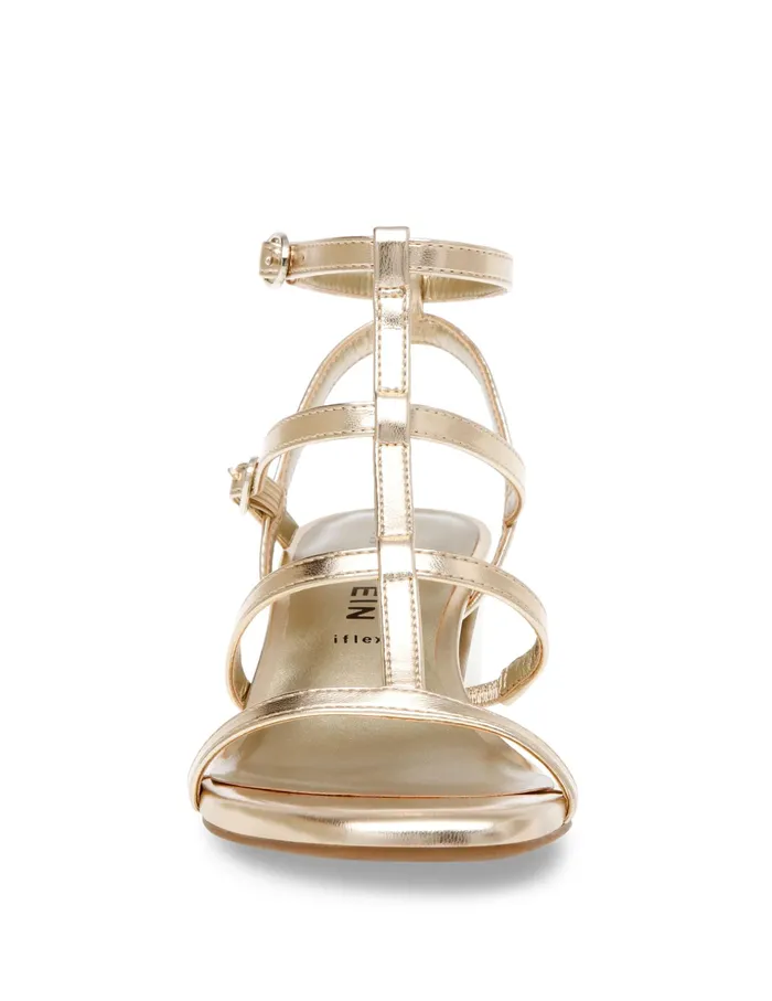 Anne Klein Mecca Dress Sandal Gold Women Shoes