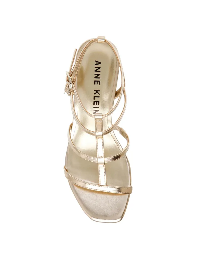 Anne Klein Mecca Dress Sandal Gold Women Shoes