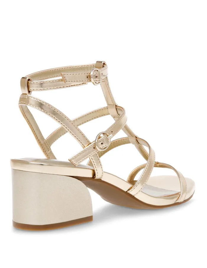 Anne Klein Mecca Dress Sandal Gold Women Shoes