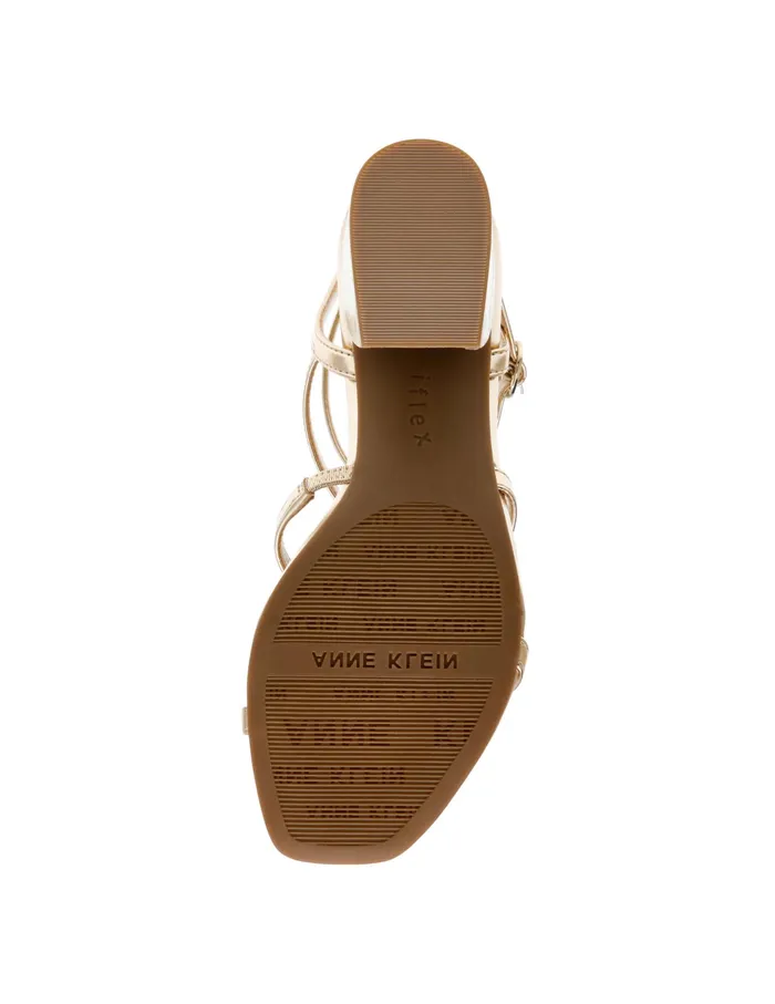 Anne Klein Mecca Dress Sandal Gold Women Shoes
