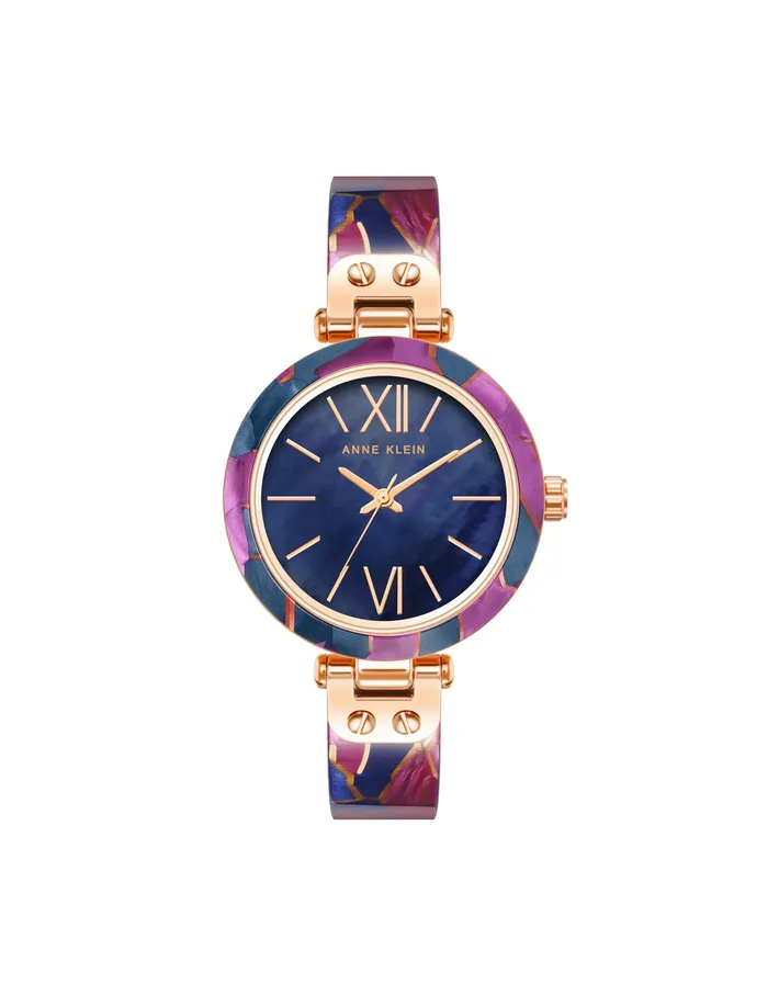 Anne Klein MultiColor Resin Watch Rose Goldtone Women Watches 038 Jewelry