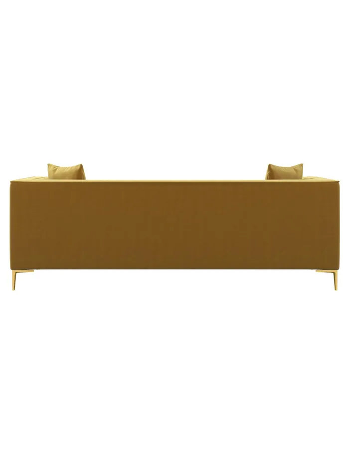 Anne Klein Nizzoli Yellow Mustard 91034 Velvet Sofa Yellow Mustard Women Home