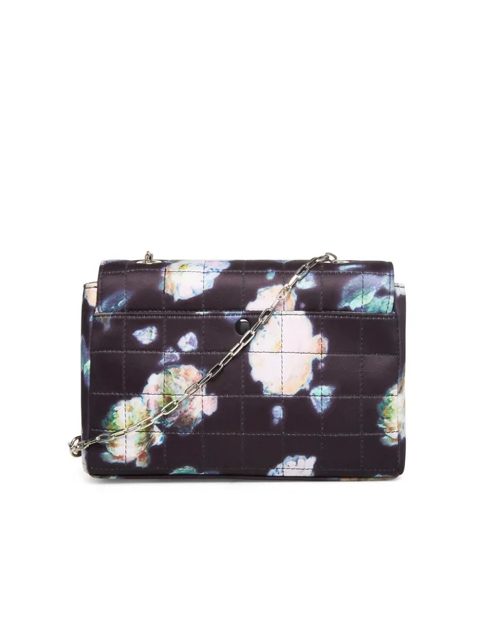 Anne Klein Quilted Neoprene Flap Crossbody Floral Women Handbags
