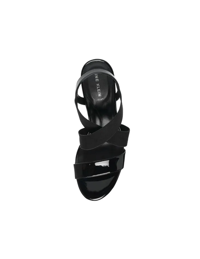 Anne Klein Ressa Block Heel Black Women Shoes