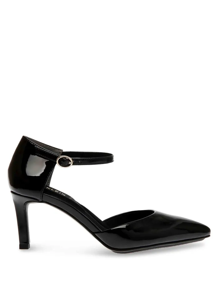 Anne Klein Rook Dress Pump Black Pat Women Shoes
