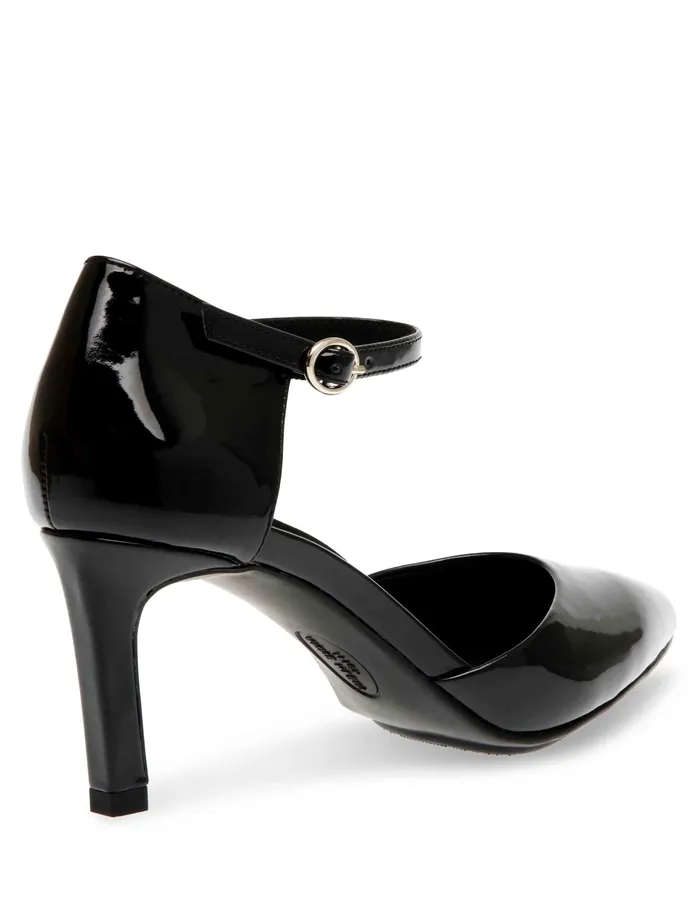 Anne Klein Rook Dress Pump Black Pat Women Shoes