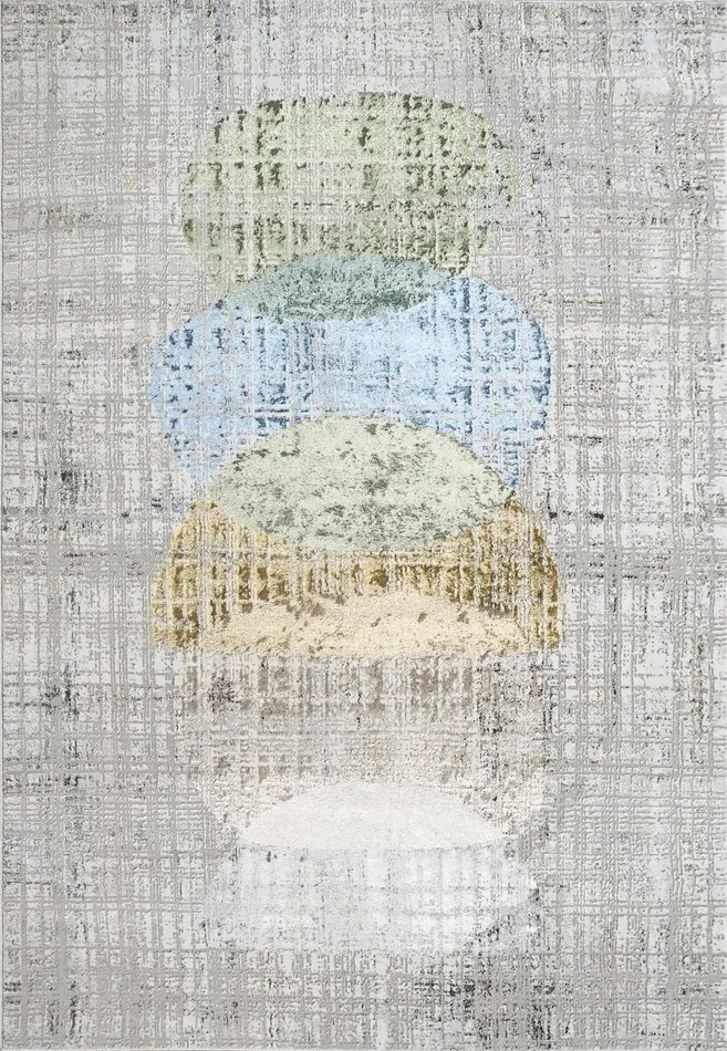 Anne Klein The Modern Art Modern Rug Collection Grey Women Home