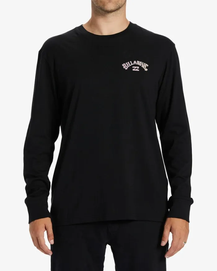 Arch Fill Long Sleeve TShirt Black Men Billabong TShirts