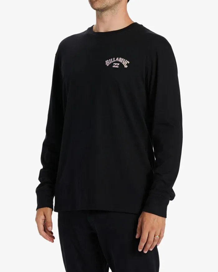 Arch Fill Long Sleeve TShirt Black Men Billabong TShirts