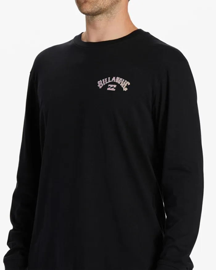 Arch Fill Long Sleeve TShirt Black Men Billabong TShirts
