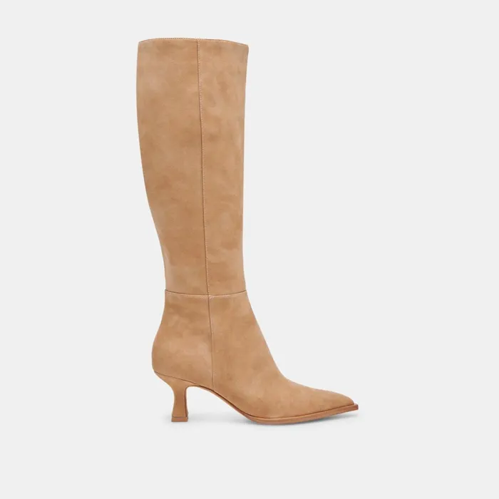 Auggie Boots Camel Suede Women Dolce Vita Boots and Booties