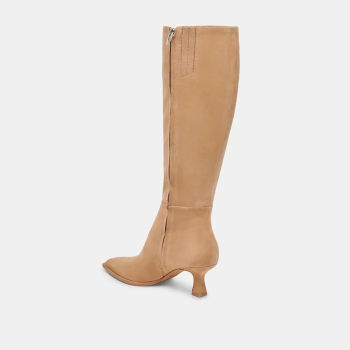Auggie Boots Camel Suede Women Dolce Vita Boots and Booties