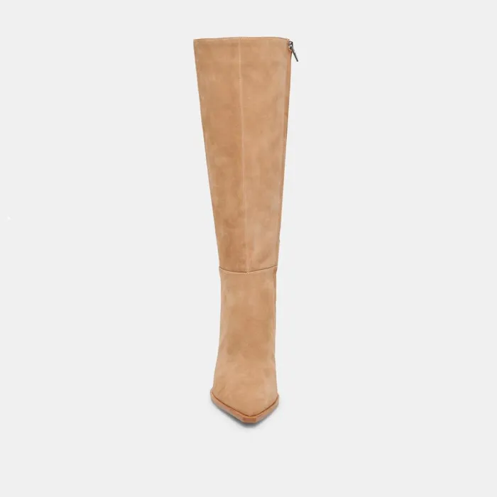 Auggie Boots Camel Suede Women Dolce Vita Boots and Booties