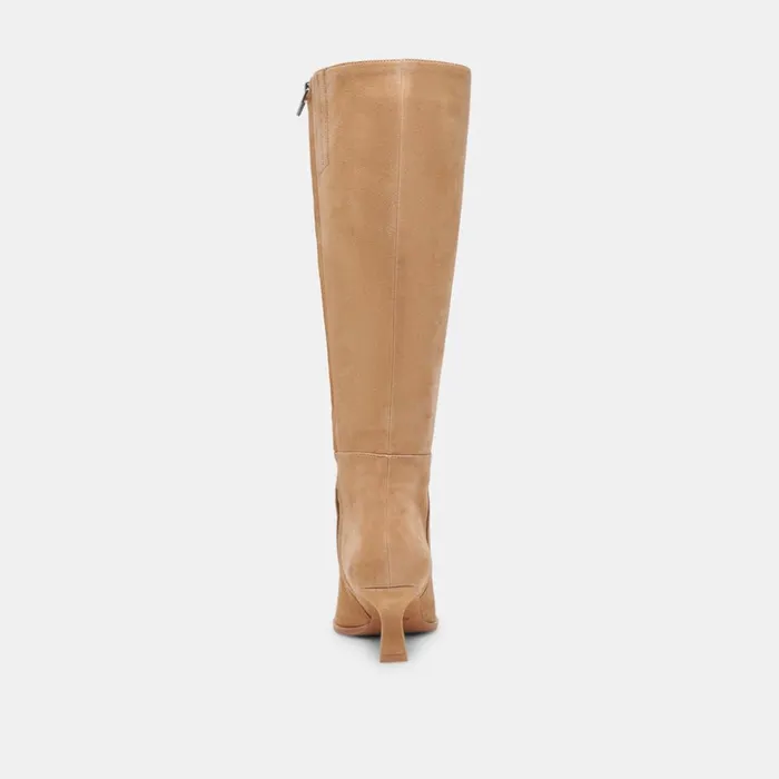 Auggie Boots Camel Suede Women Dolce Vita Boots and Booties