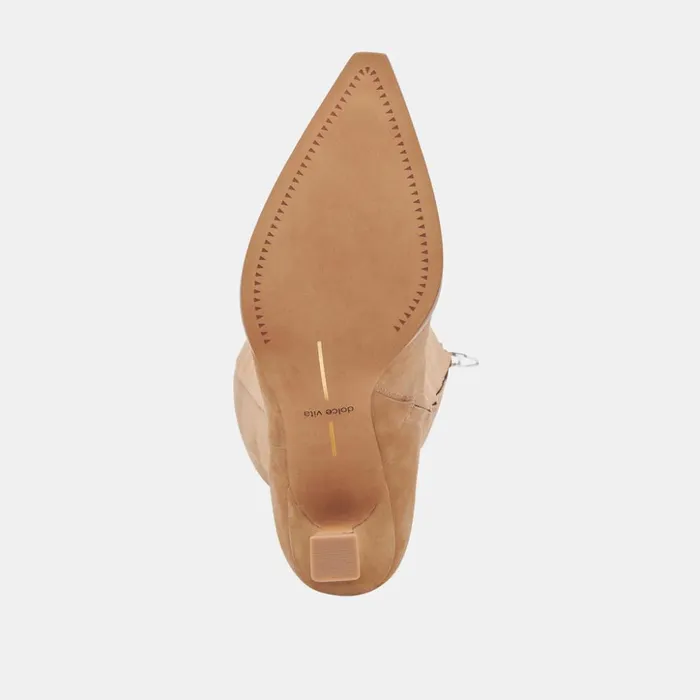 Auggie Boots Camel Suede Women Dolce Vita Boots and Booties