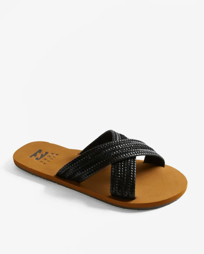 Avery Slider Sandals Off Black Women Billabong Shoes