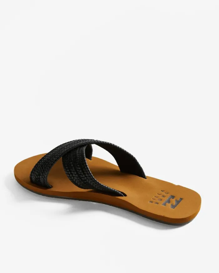 Avery Slider Sandals Off Black Women Billabong Shoes