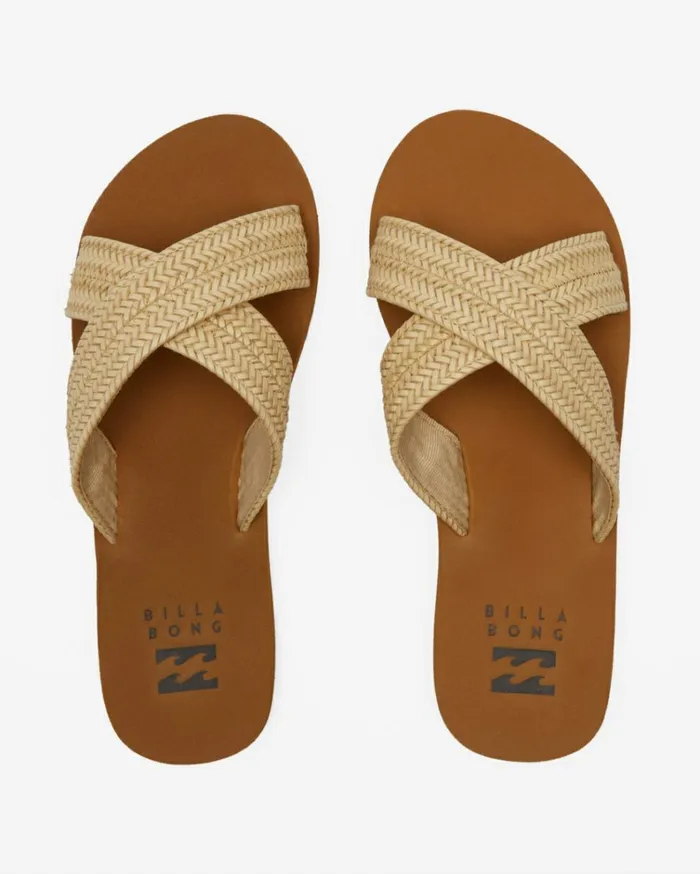 Avery Slider Sandals White Cap Women Billabong Shoes