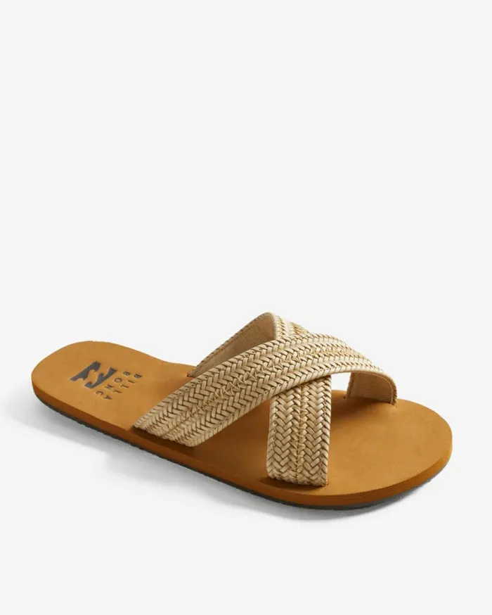 Avery Slider Sandals White Cap Women Billabong Shoes