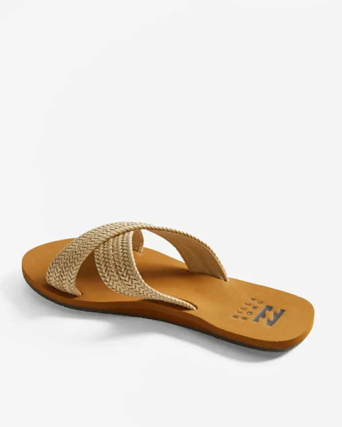 Avery Slider Sandals White Cap Women Billabong Shoes